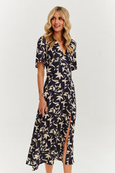 Fiori All Mare midi dress